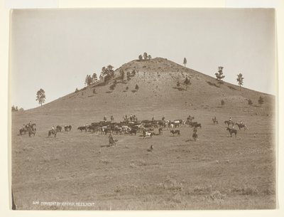 Práce v malé partě v kopcích, c. 1900. od Laton Alton Huffman