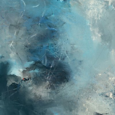 Abstraktní „Ocean Blues“ od Laura H Gibson