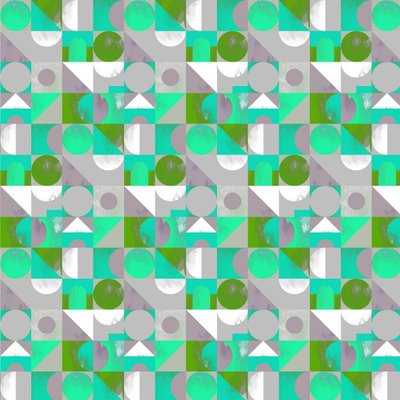 Toy Blocks small - zelená, 2013 (kombinovaná technika) od Laurence Lavallee