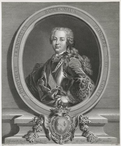 Laurent Cars - Louis François de Bourbon, princ z Conti od Laurent Cars