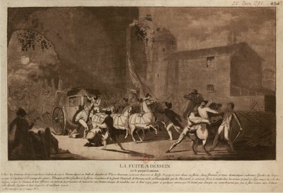 Let do Varennes Let do Varennes, 1791. od Laurent Guyot