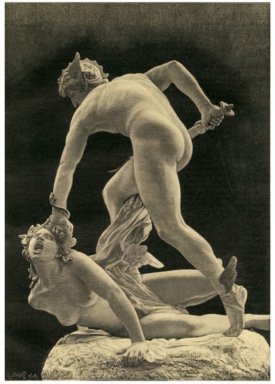 Perseus a Gorgona, 1872 od Laurent Honore Marqueste