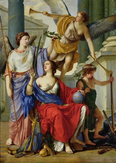 Alegorie regentství Anny Rakouské (1601-66) 1648 od Laurent de la Hyre