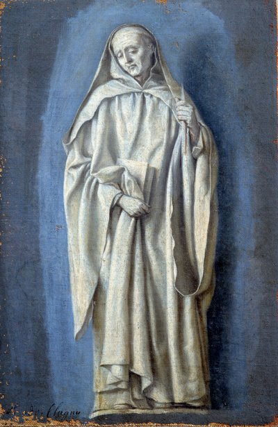 Saint Bruno Malba na plátně od Laurenta de La Hyre (1606-1656) 17. století Sun. 0,35 x 0,23 m Paříž. muzeum Louvre od Laurent de la Hyre