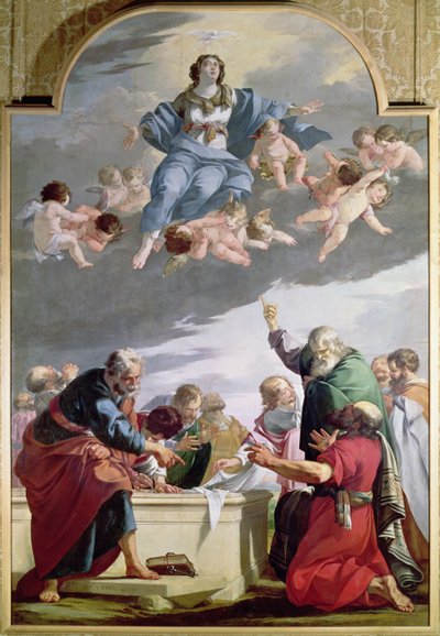 Nanebevzetí Panny Marie, 1635 od Laurent de la Hyre