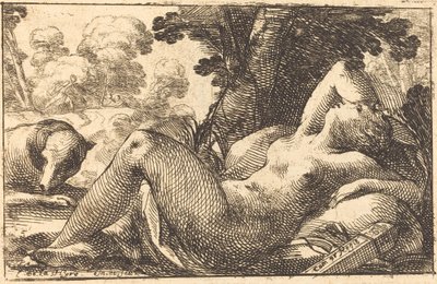 Diana ležící od Laurent de la Hyre