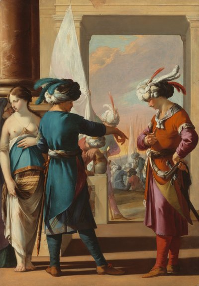 Panthea, Kýros a Araspas od Laurent de la Hyre