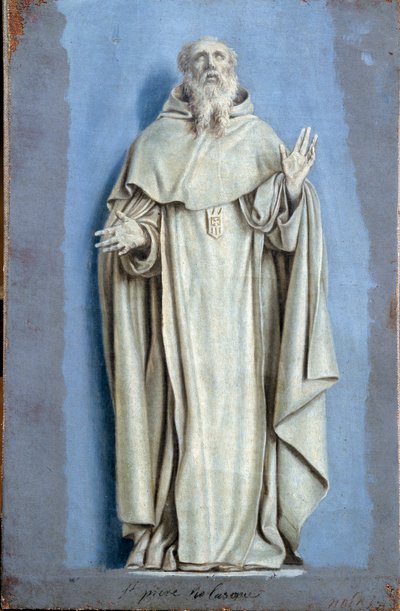 Saint Pierre Nolasque (1189-1256) v extázi Malba s camaieu na plátně od Laurenta de La Hyre (1606-1656) 17. století Sun. 0,36 x 0,23 m Paříž. muzeum Louvre od Laurent de la Hyre