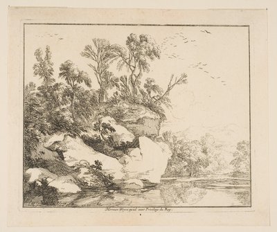 Kryté skály, 1640. od Laurent de la Hyre