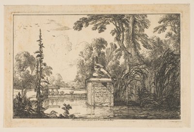 Rybník, 1640. od Laurent de la Hyre