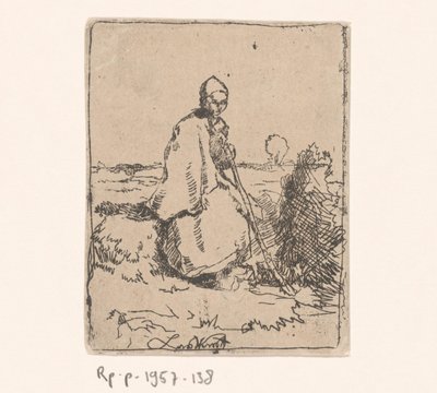 Sedící pastýřka od Laurent van der Windt
