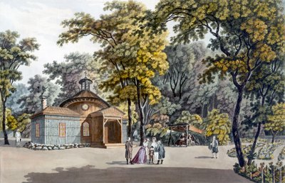 Ermitáž v zahradě císařského paláce Laxenbourg, Rakousko, kolem roku 1790 od Laurenz Janscha