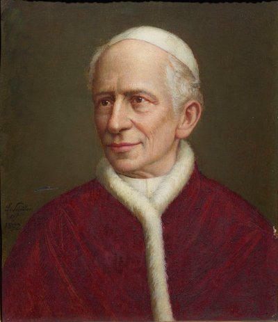 Portrét papeže Lva XIII 1810-1903, 1892. od Laurenz Schäfer