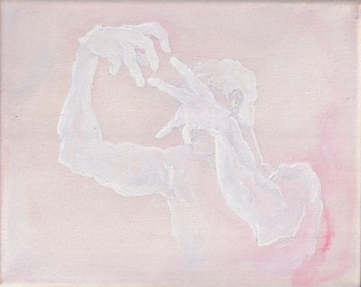 Sochařství, 2025 (akryl na plátně) od Laurie Michaels