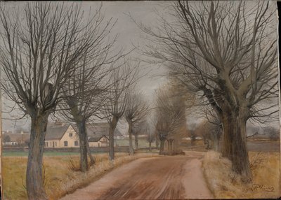 Cesta poblíž Vinderød, Zéland, 1898. od Laurits Andersen Ring