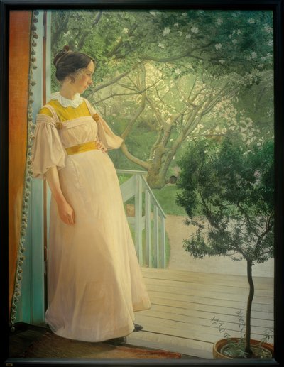 Na dveřích verandy od Laurits Andersen Ring