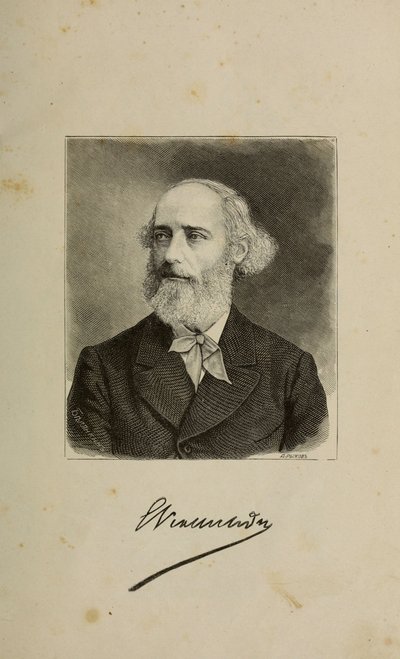 Portrét Eugene Viollet-le-Duc 1814-1879, 1879. od Lavr Lavrovich Belyankin
