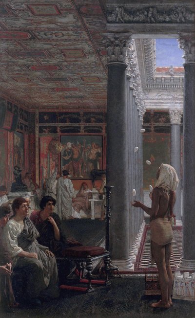 Žonglér od Lawrence Alma-Tadema