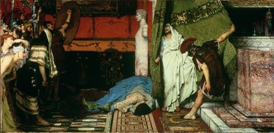 Římský císař, 41 našeho letopočtu - Claudius od Lawrence Alma Tadema
