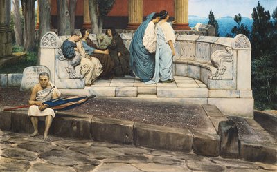 Pokud pódium, 1871 od Lawrence Alma Tadema