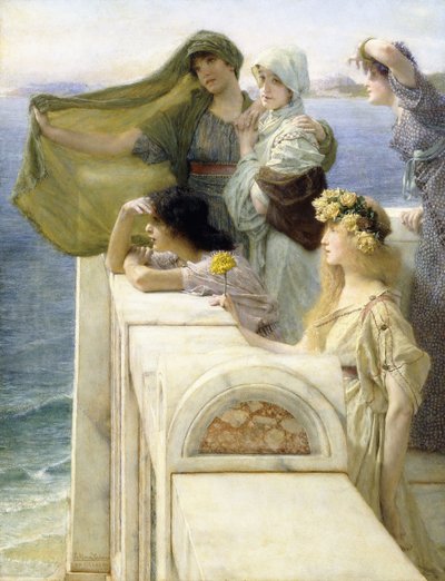 U Afroditiny kolébky od Lawrence Alma Tadema