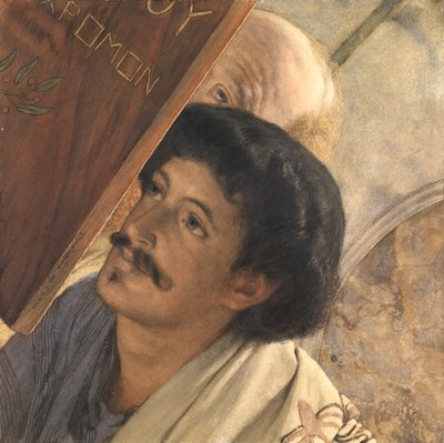 Charles Deschamps, mit Henry Wallace zuschauend, 1874 von Lawrence Alma Tadema