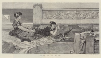 Láska v nečinnosti od Lawrence Alma Tadema