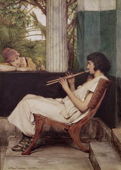Hudba má své kouzlo od Lawrence Alma Tadema