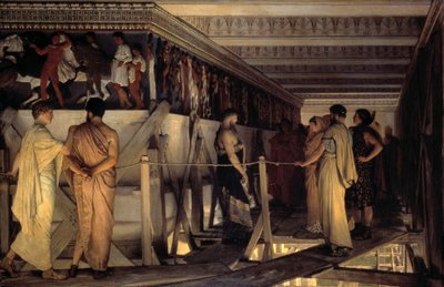 Feidiás a vlys v Parthenónu od Lawrence Alma Tadema