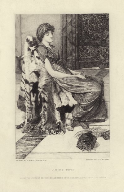 Tichá domácí zvířata od Lawrence Alma Tadema