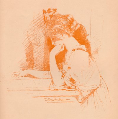 Sketch of A Girl, c1885, 1896 od Lawrence Alma Tadema