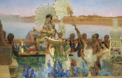 Nalezení Mojžíše od Lawrence Alma Tadema