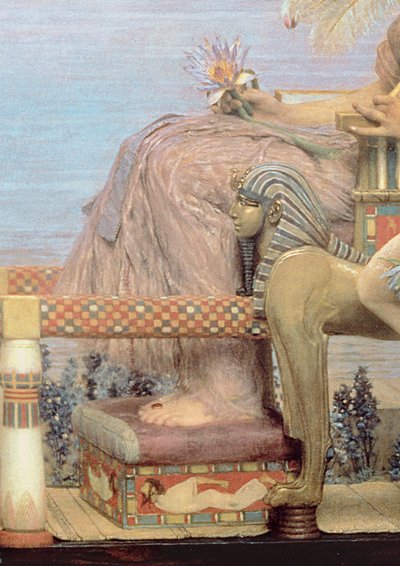Nalezení Mojžíše faraonovou dcerou od Lawrence Alma Tadema