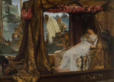 Setkání Antonia a Kleopatry od Lawrence Alma Tadema