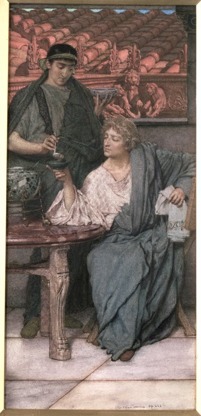 Římští ochutnávači vín od Lawrence Alma Tadema