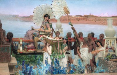 Mojžíšův nález od Lawrence Alma Tadema