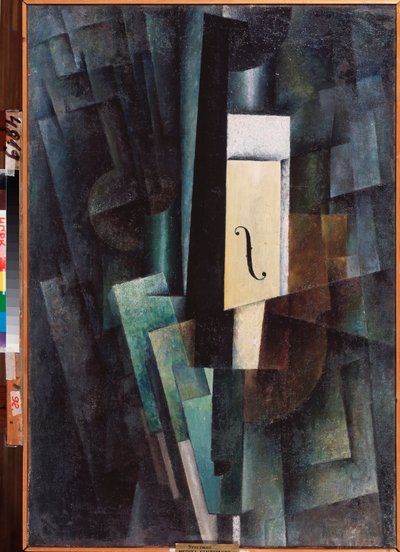 Hudba, kompozice (Music, Composition) - Malba Lazara Zupermana (1900-1921), olej na plátně od Lazar Zuperman