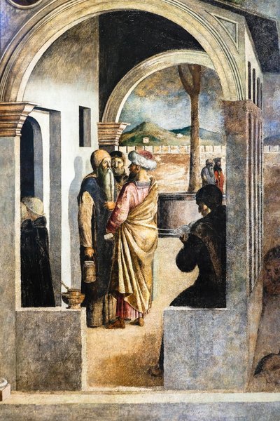 Přijímání svatého Jeronýma, asi 1470/80 (olej na plátně) od Lazzaro Bastiani