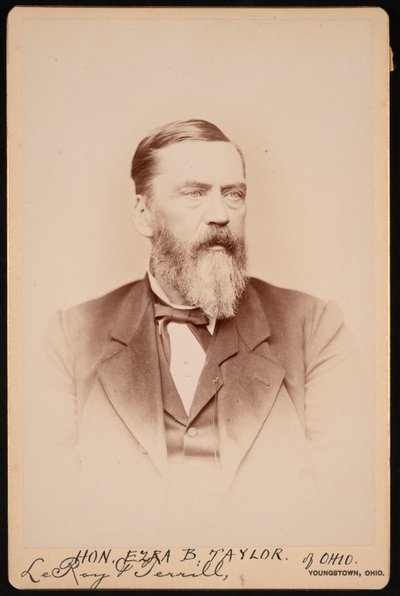 Portrét Ezry Bootha Taylora 1823-1912, před rokem 1896. od Le Roy and Terrill