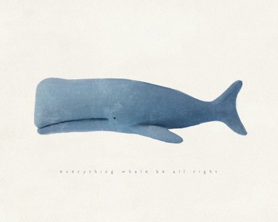 Everything Whale Be All Right, cca 2020 (kombinovaná technika) od Leah Straatsma