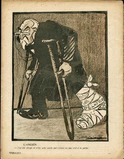 Máslový talíř, číslo 199, satirické barvy od Leal de Camara