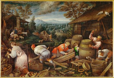 Srpen (malba na plátně) od Leandro da Ponte Bassano