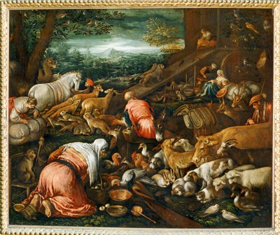 Zvířata vstupující do Noemovy archy - Zvířata vstupující do Noemovy archy ... od Leandro da Ponte Bassano