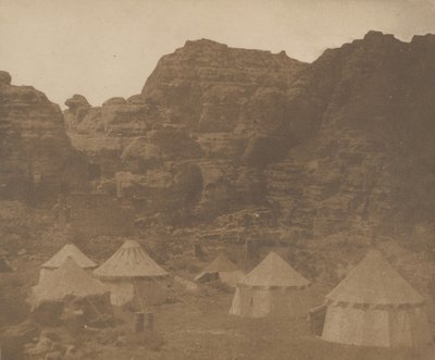 Expediční tábor, Petra, 1852. od Leavitt Hunt.