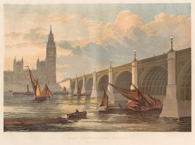 Nový Westminsterský most, navržený P. N. Page od Leighton Brothers
