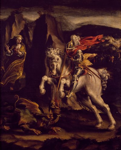 Svatý Jiří a drak od Lelio Orsi da Novellara