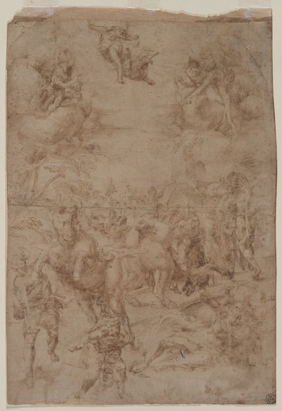 Obrácení sv. Pavla po roce 1575. od Lelio Orsi da Novellara