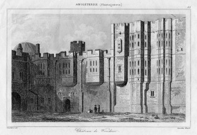 Hrad Windsor, Berkshire, 19. století od Lemaitre