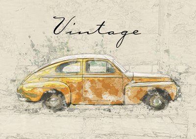 Nákres veteránu od Lembayung senja studio [Vintage Poster]