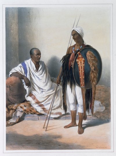 Habešský kněz a válečník, 1848 od Lemoine